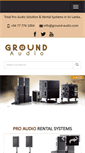 Mobile Screenshot of ground-audio.com